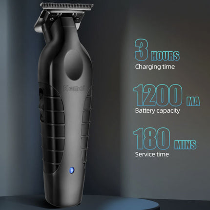 KM-2299 Scheerapparaat - Elektrsiche Baard Trimmer Draadloos Scheermachine Tondeuse - Zwart