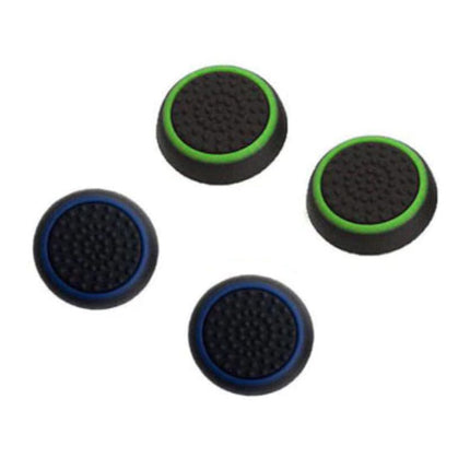 4 Thumb Stick Grips voor PS3/PS4/Xbox 360/Xbox One Joystick - Antislip Controller Caps - Groen en Blauw