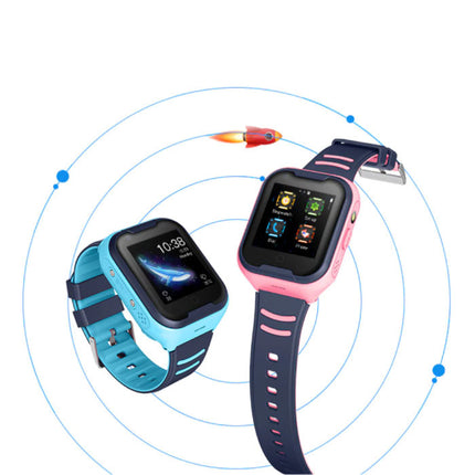 Smartwatch voor Kinderen met GPS Tracker Smartband Smartphone Horloge IPS iOS Android Blauw