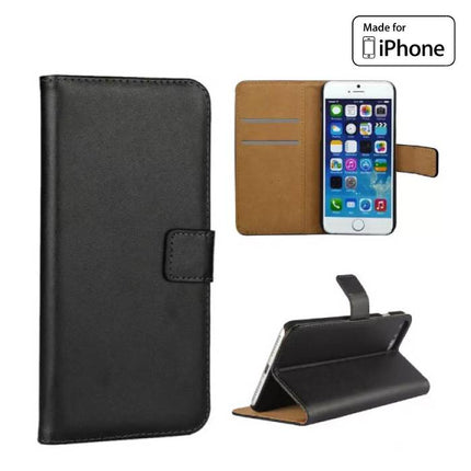 iPhone 8 Plus - Wallet Flip Case Cover Cas Hoesje Portefeuille Zwart