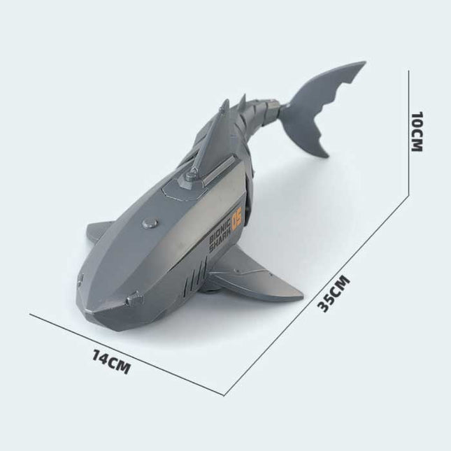 Bestuurbare Walvis Haai met Afstandsbediening - RC Speelgoed Robot Vis Zwart