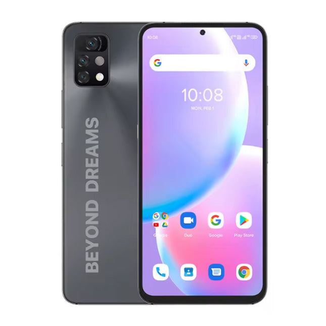 A11 Pro Max Smartphone - 6.8" FHD+ Display - 4 GB RAM - 128 GB Opslag - 48 MP Camera - 5150mAh Batterij - Zwart