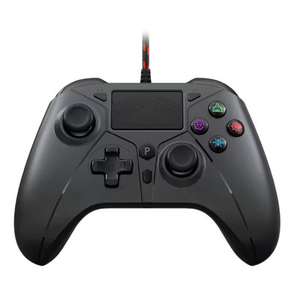 Gaming Controller voor PS5 / PS4 / PC - Gamepad Bedraad met Vibratie - Zwart