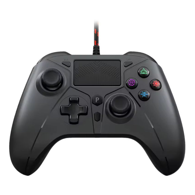 Gaming Controller voor PS5 / PS4 / PC - Gamepad Bedraad met Vibratie - Zwart
