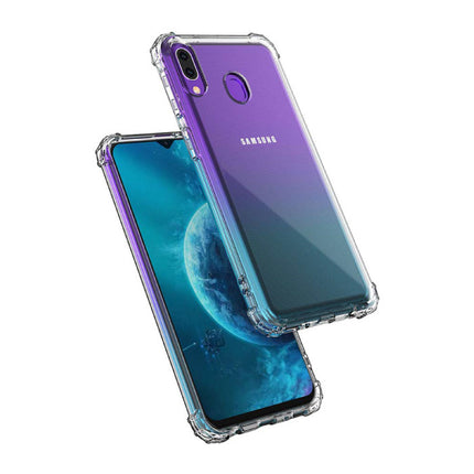 Samsung Galaxy A30 Transparant Bumper Hoesje - Clear Case Cover Silicone TPU Anti-Shock