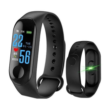 Originele M3 Smartband Fitness Sport Activity Tracker Smartwatch Smartphone Horloge OLED iOS Android iPhone Samsung Huawei Zwart 