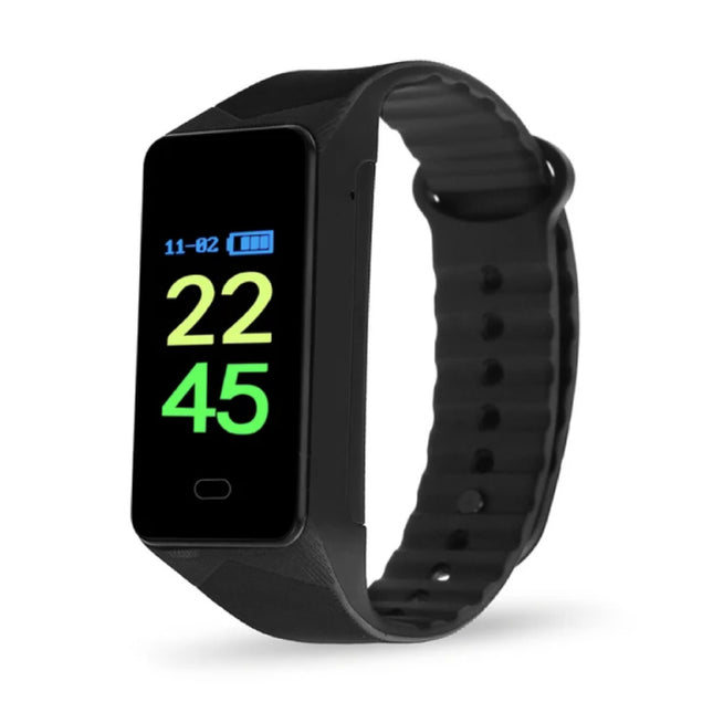 X8 Camera Horloge 1080p - DVR Security Smartband Videorecorder - Zwart