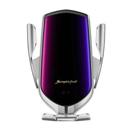 10W Qi Draadloze Autolader Oplader Universeel 9V - 1.67A Wireless Car Charging Pad Zilver