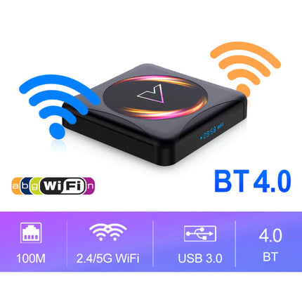 Z5 TV Box Mediaspeler Android 10.0 Kodi met Draadloos RGB Toetsenbord - 4K - 2GB RAM - 16GB Opslagruimte