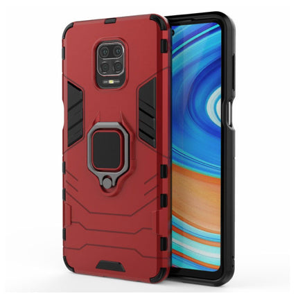 Xiaomi Redmi K20 Pro Hoesje  - Magnetisch Shockproof Case Cover Cas TPU Rood + Kickstand