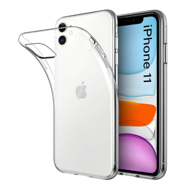 iPhone 11 Transparant Clear Case Cover Silicone TPU Hoesje 