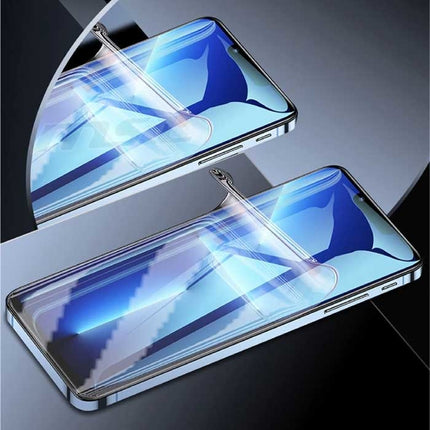 4-Pack Screen Protector iPhone 14 Pro Max Hydrogel Foil Folie PET Vouwbare Beschermfolie Film