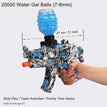 Elektrische Gel Blaster met 20.000 Balletjes - MP5 Model Water Speelgoed Foam Shooter Oranje