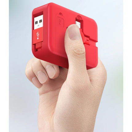 3 in 1 Intrekbare Oplaadkabel - iPhone Lightning / USB-C / Micro-USB - 1 Meter Oplader Data Kabel Rood