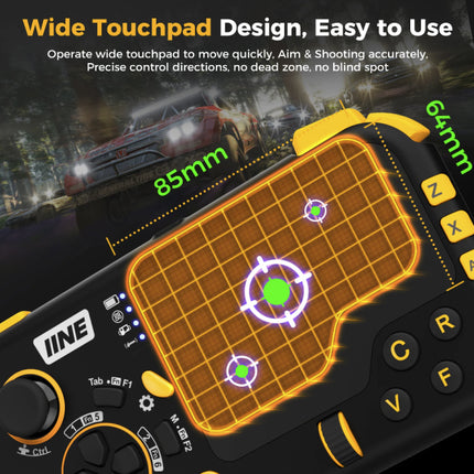 Touchpad Gaming Controller - 2.4GHz Bluetooth Gamepad met Muis - Roze