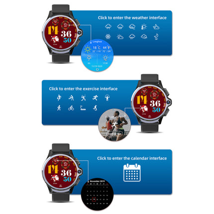 Prime Se Sports Smartwatch Fitness Sport Activity Tracker Smartphone Horloge iOS Android IP68 iPhone Samsung Huawei Zwart