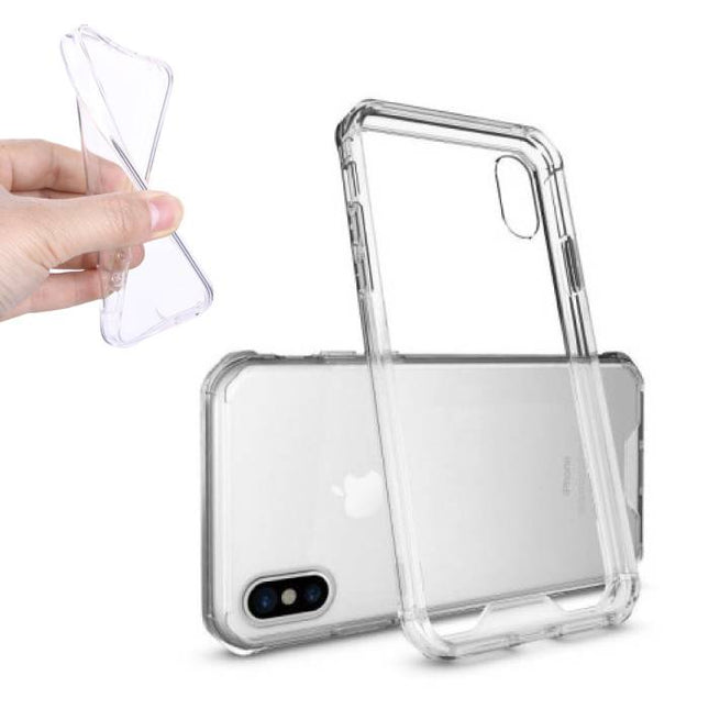 iPhone XS Transparant Clear Case Cover Silicone TPU Hoesje 