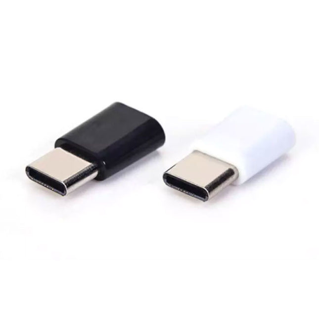 Micro-USB naar USB-C Adapter Converter - High Speed - Wit