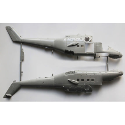 1:48 Schaal Mil Mi-24P Hind Gevechtshelikopter - Bouwkit Russische Leger Helikopter Plastic Hobby Doe-het-zelf Model 80311