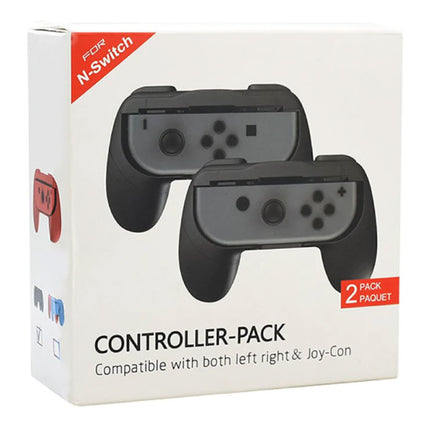 2-Pack Controller Grip voor Nintendo Switch Joy-Cons  - NS Gamepad Handgrip Handvat Zwart