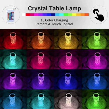 RGB Sfeerlamp met Afstandsbediening - Bluetooth Tafellamp Nachtlamp 16 Kleuren