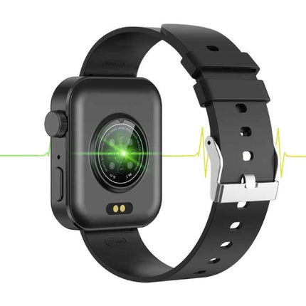 Smartwatch Smartband Smartphone Fitness Sport Activity Tracker Horloge IP67 iOS iPhone Android Siliconen Bandje Zwart