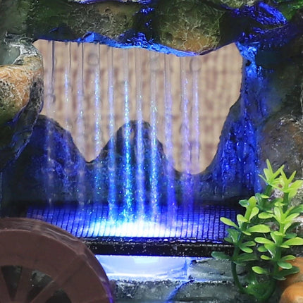 Sier Waterval Zen Garden Watermolen - Bonsai Boom Feng Shui Fontein Decor Ornament 