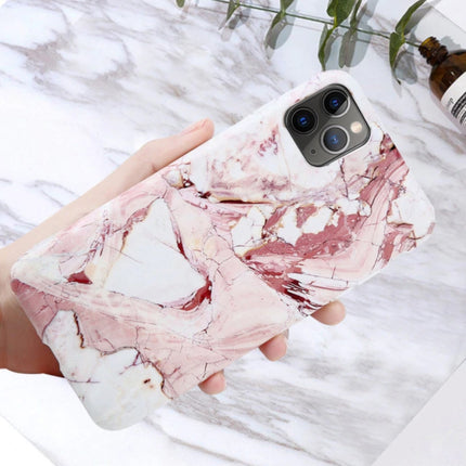 iPhone 6 Plus Hoesje Marmer Textuur - Shockproof Glossy Case Graniet Cover Cas TPU