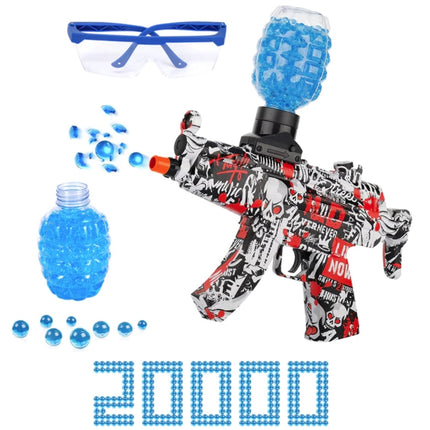 Elektrische Gel Blaster met 20.000 Balletjes - MP5 Model Water Speelgoed Foam Shooter Rood