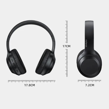 ThinkPlus TH10 Draadloze Koptelefoon met Microfoon - Bluetooth 5.0 Headset Zwart