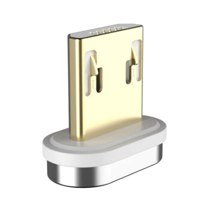 Micro-USB Magnetische Oplaadkabel 1 Meter - Gevlochten Nylon Oplader Data Kabel Android Wit