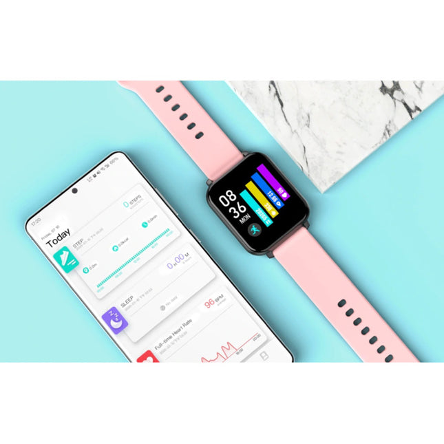 T82 Smartwatch Smartband Smartphone Fitness Sport Activity Tracker Horloge IPS iOS Android iPhone Samsung Huawei Roze