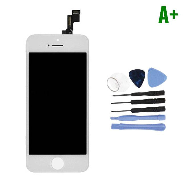 iPhone 5S Scherm (Touchscreen + LCD + Onderdelen) A+ Kwaliteit - Wit + Gereedschap