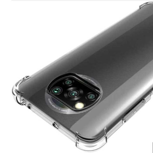 Xiaomi Poco X3 NFC Transparant Bumper Hoesje - Clear Case Cover Silicone TPU Anti-Shock