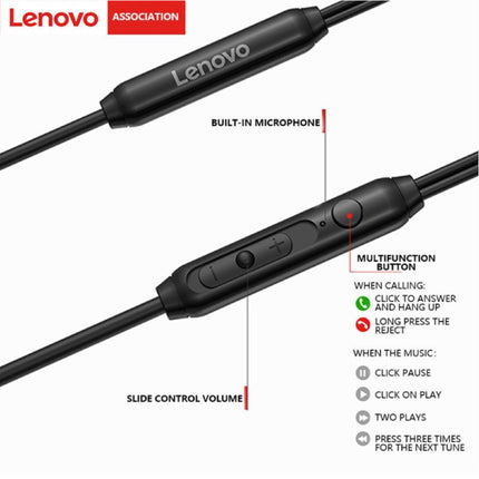 H102 Oordopjes met Opbergtasje - Microfoon en Controls - 3.5mm AUX Oortjes Volumebeheer Wired Earphones Oortelefoon Zwart