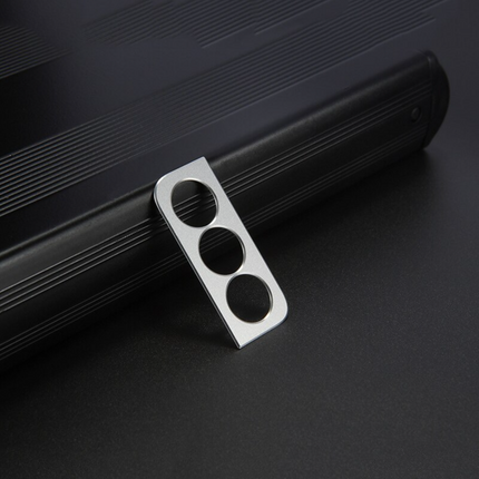 Samsung Galaxy S21 Metalen Camera Lens Cover - Shockproof Case Bescherming Zilver