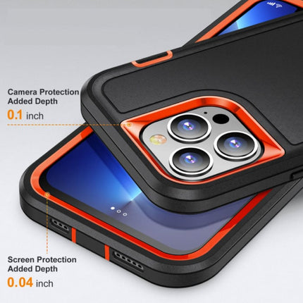 iPhone 7 Armor Hoesje met Kickstand - Shockproof Cover Case Navy
