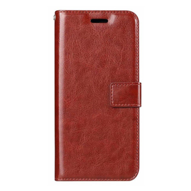Xiaomi Redmi Note 5 Leren Flip Case Portefeuille - PU Leer Wallet Cover Cas Hoesje Rood