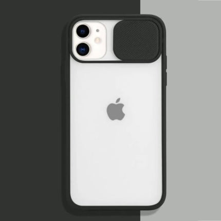 iPhone 12 Pro Camera Bescherming Hoesje - Zachte TPU Transparante Lens Case Cover Zwart