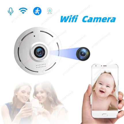 Mini Security Camera - Rookmelder HD 1080p Camcorder Motion Detection Night Vision - Wit 