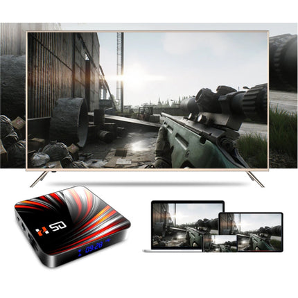 H50 TV Box Mediaspeler Android 10 - 4K - Kodi - 4GB RAM - 32GB Opslagruimte