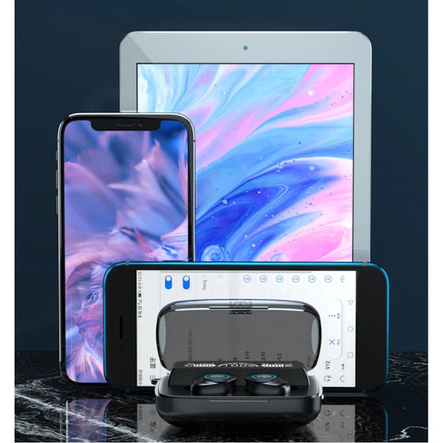 M17 Draadloze Oortjes met Touch Control - 4000mAh TWS Powerbank Smart Touch Control Bluetooth 5.1 Ear Buds Earphones Earbuds Oortelefoon 