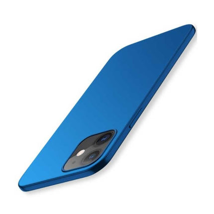 iPhone 14 Ultra Dun Hoesje - Hard Matte Case Cover Blauw