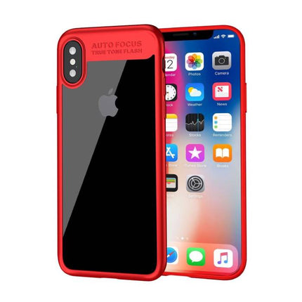 iPhone X - Auto Focus Armor Case Cover Cas Silicone TPU Hoesje Rood