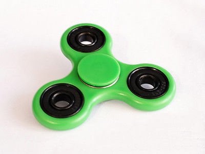 Standard Tri Fidget Hand Spinner Anti Stress Draaier Toy Groen