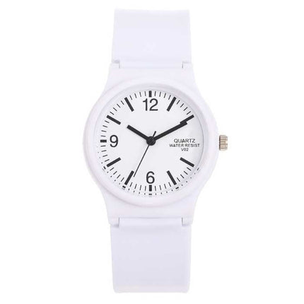 Candy Jelly Horloge Dames - Waterdicht Siliconen Kwarts Polshorloge Blauw