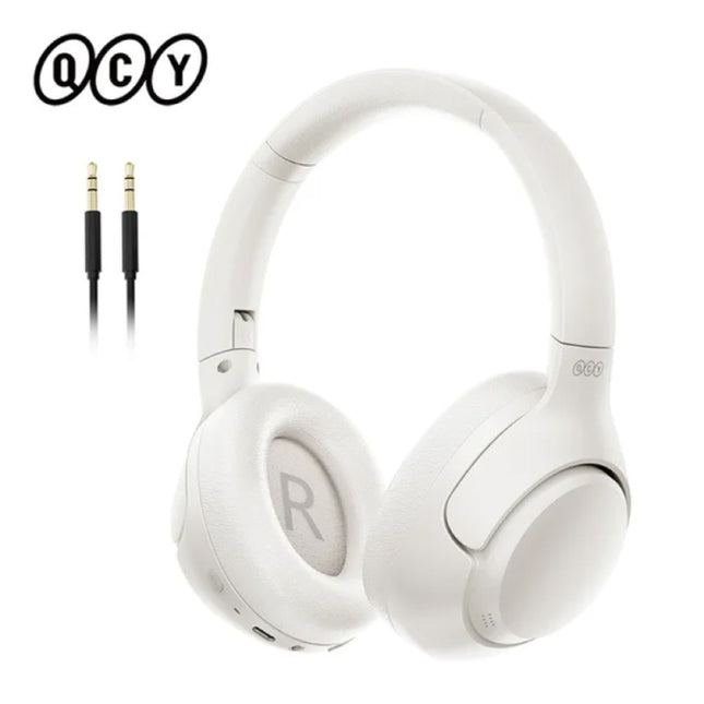 H3 Draadloze Koptelefoon - ANC Bluetooth 5.4 Hi-Res Headset Wit