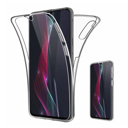 Samsung Galaxy A50S Full Body 360° Hoesje - Volledige Bescherming Transparant TPU Silicone Case + PET Screenprotector