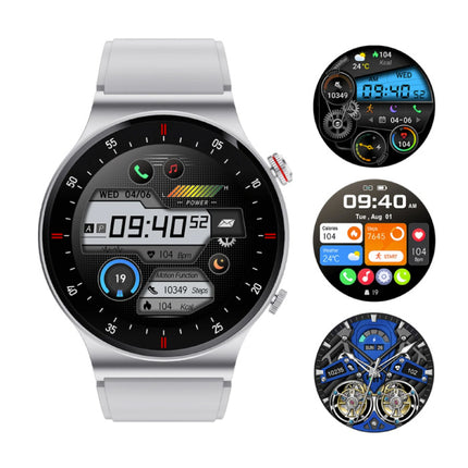 Smartwatch met Hartmonitor en Zuurstofmeter - Sport Health Tracker Horloge - Mesh Bandje - Zilver