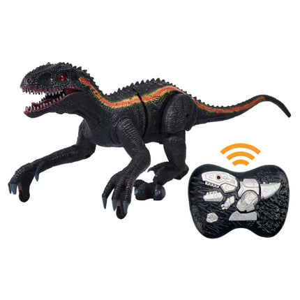 RC Dinosaurus (Indominus Rex) met Afstandsbediening - Bestuurbaar Speelgoed Dino Robot Zwart